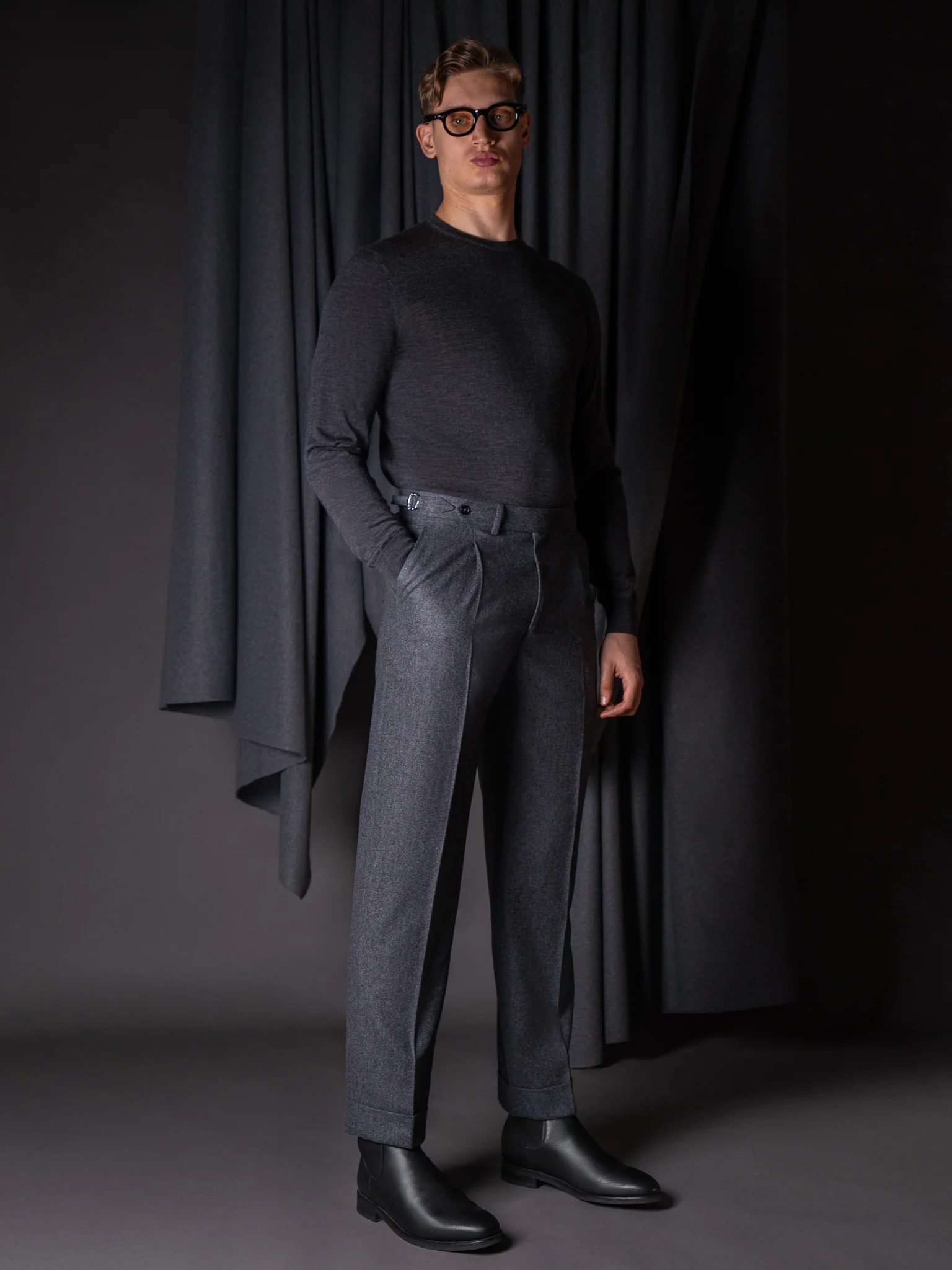 GLAZOMER Anzughose (Flanell - Classic), grau - Image 13