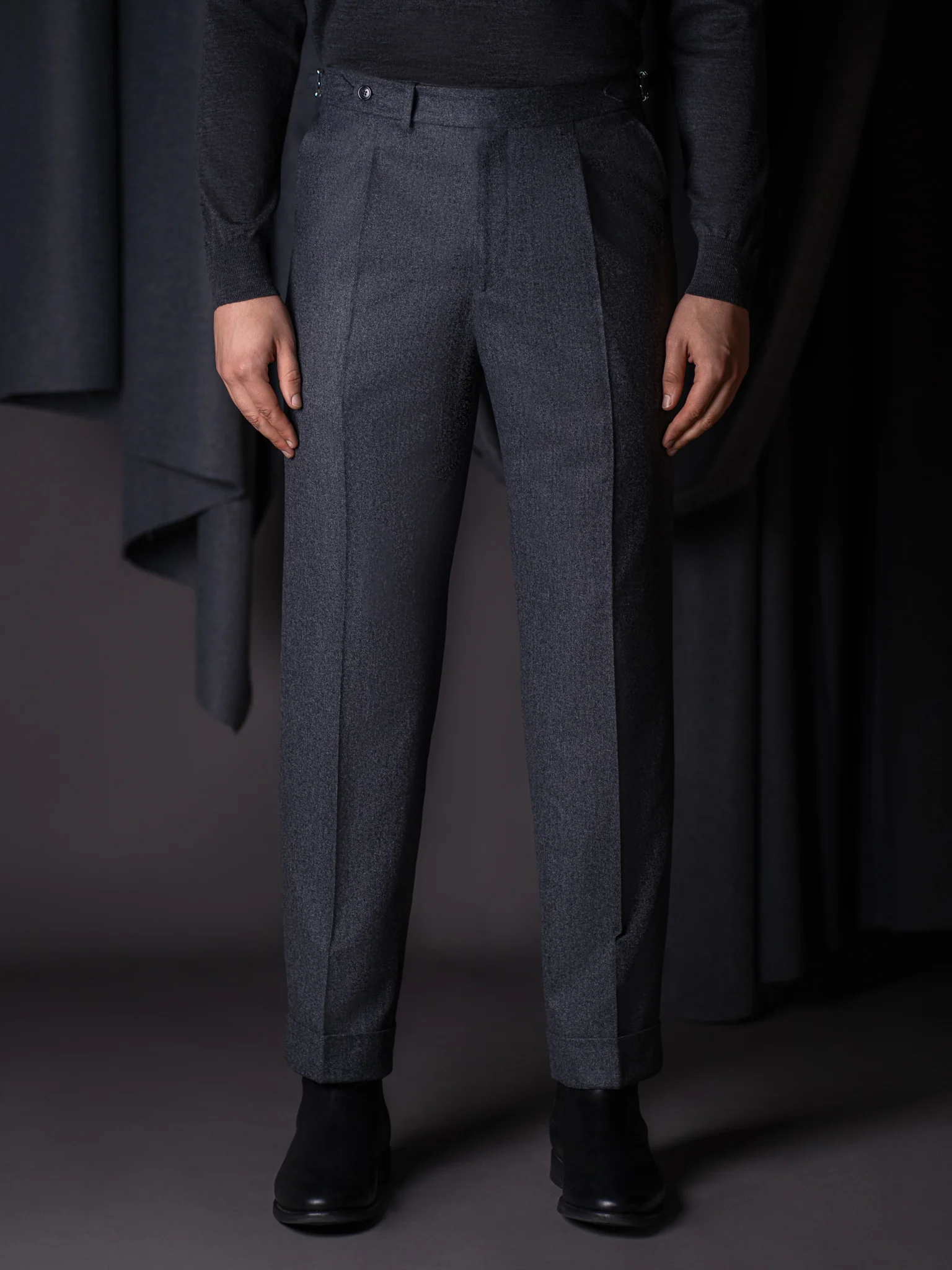 GLAZOMER Anzughose (Flanell - Classic), grau - Image 3