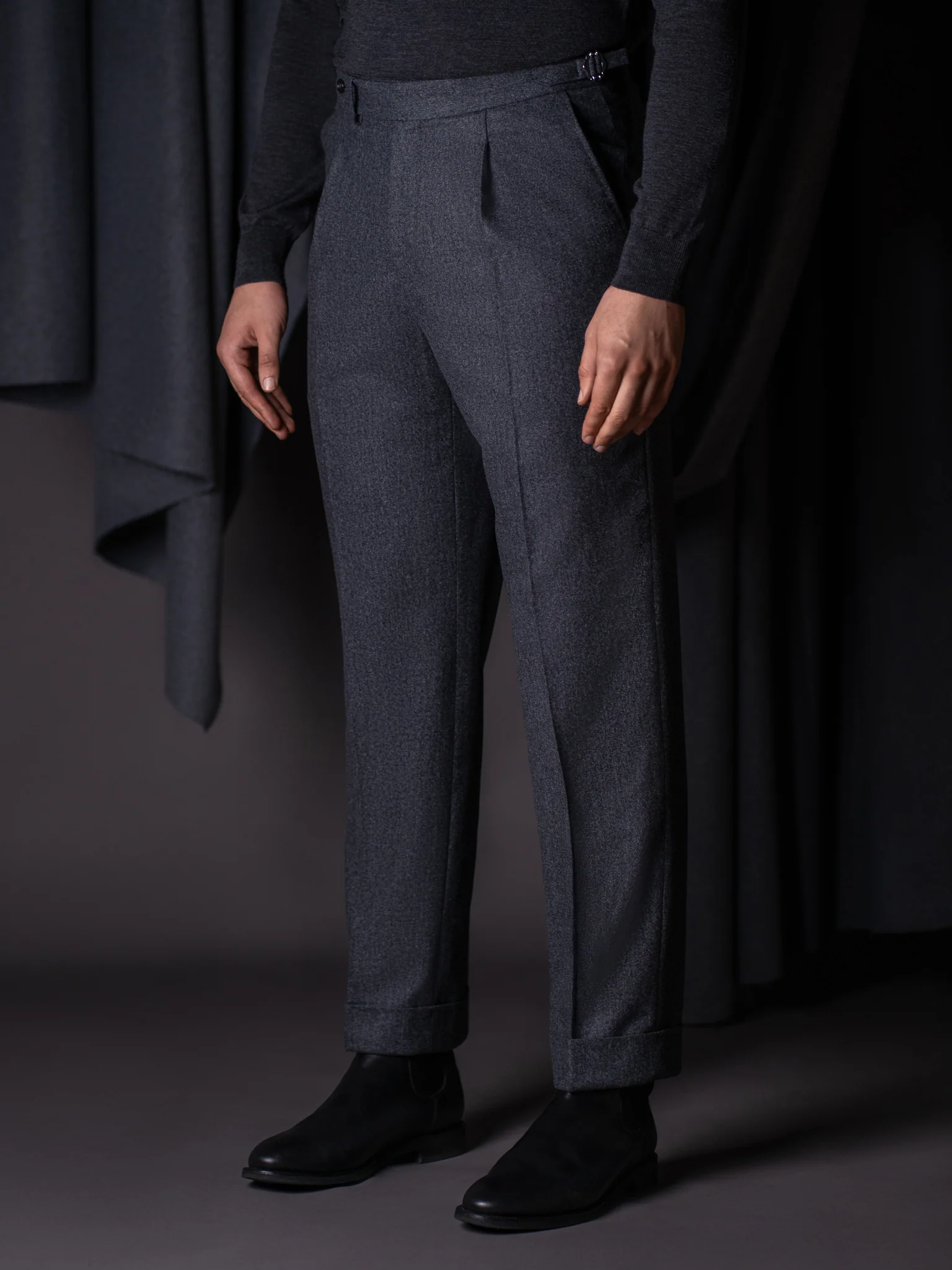 GLAZOMER Anzughose (Flanell - Classic), grau - Image 4