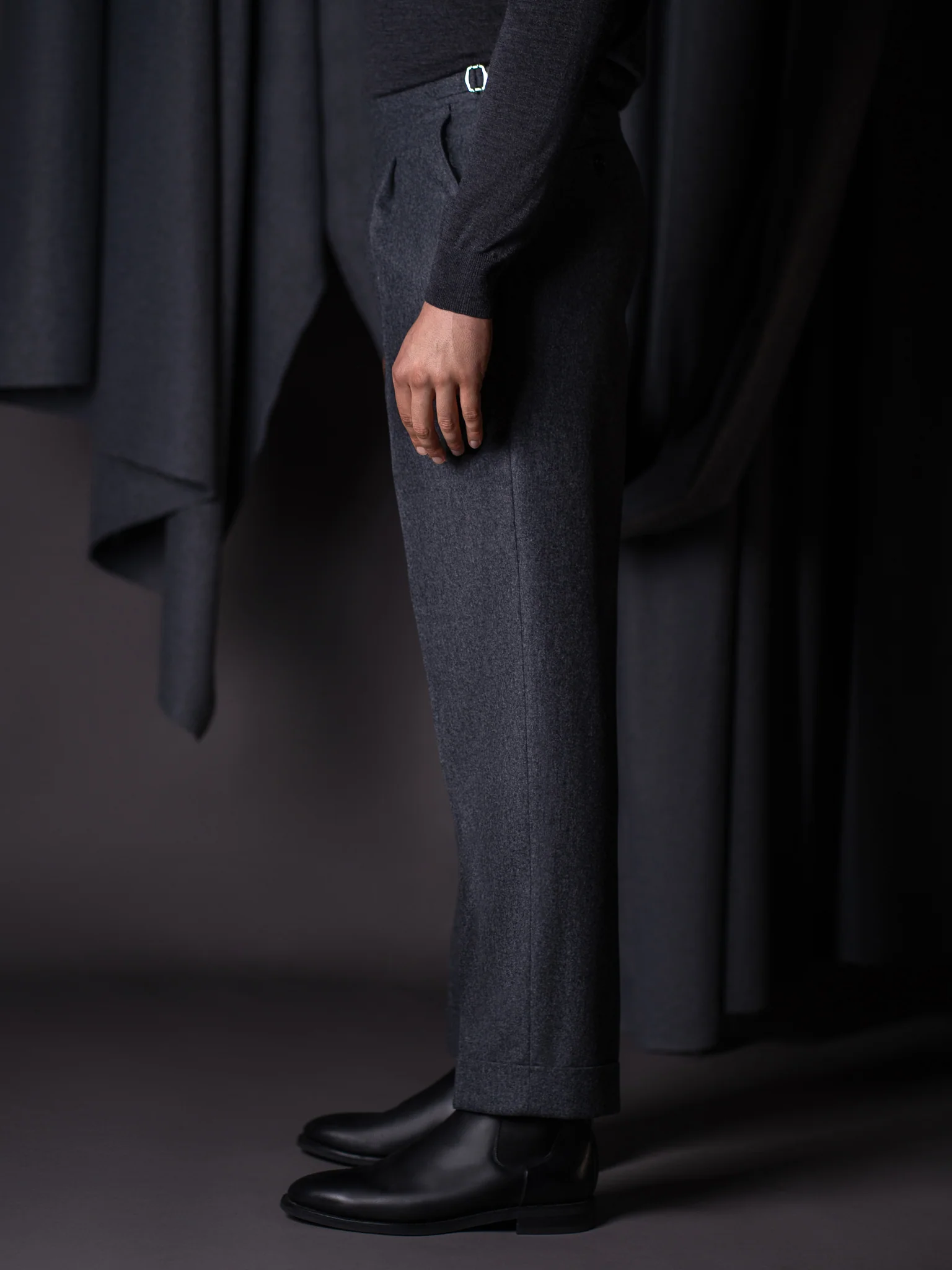 GLAZOMER Anzughose (Flanell - Classic), grau - Image 6
