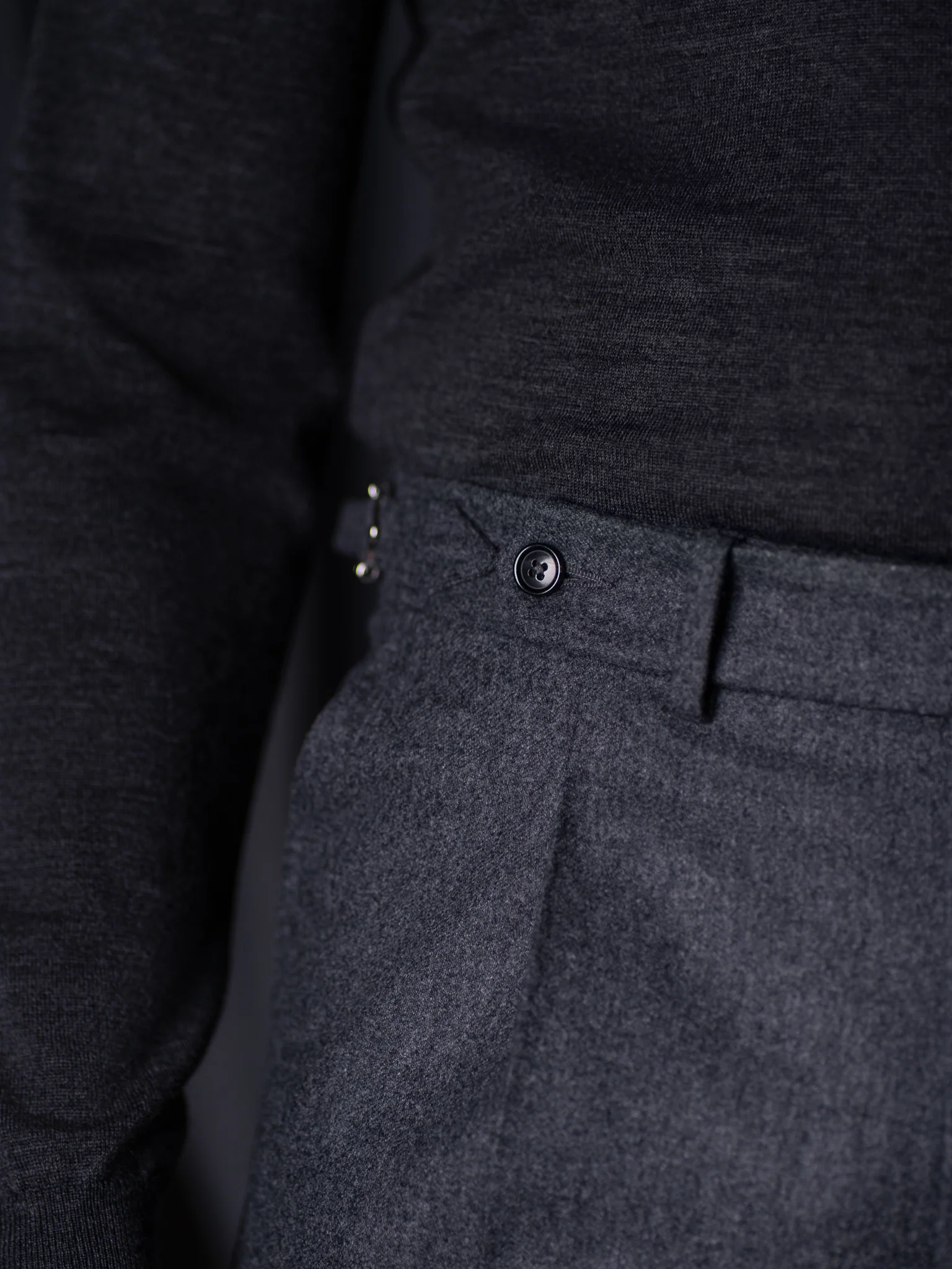 GLAZOMER Anzughose (Flanell - Classic), grau - Image 8