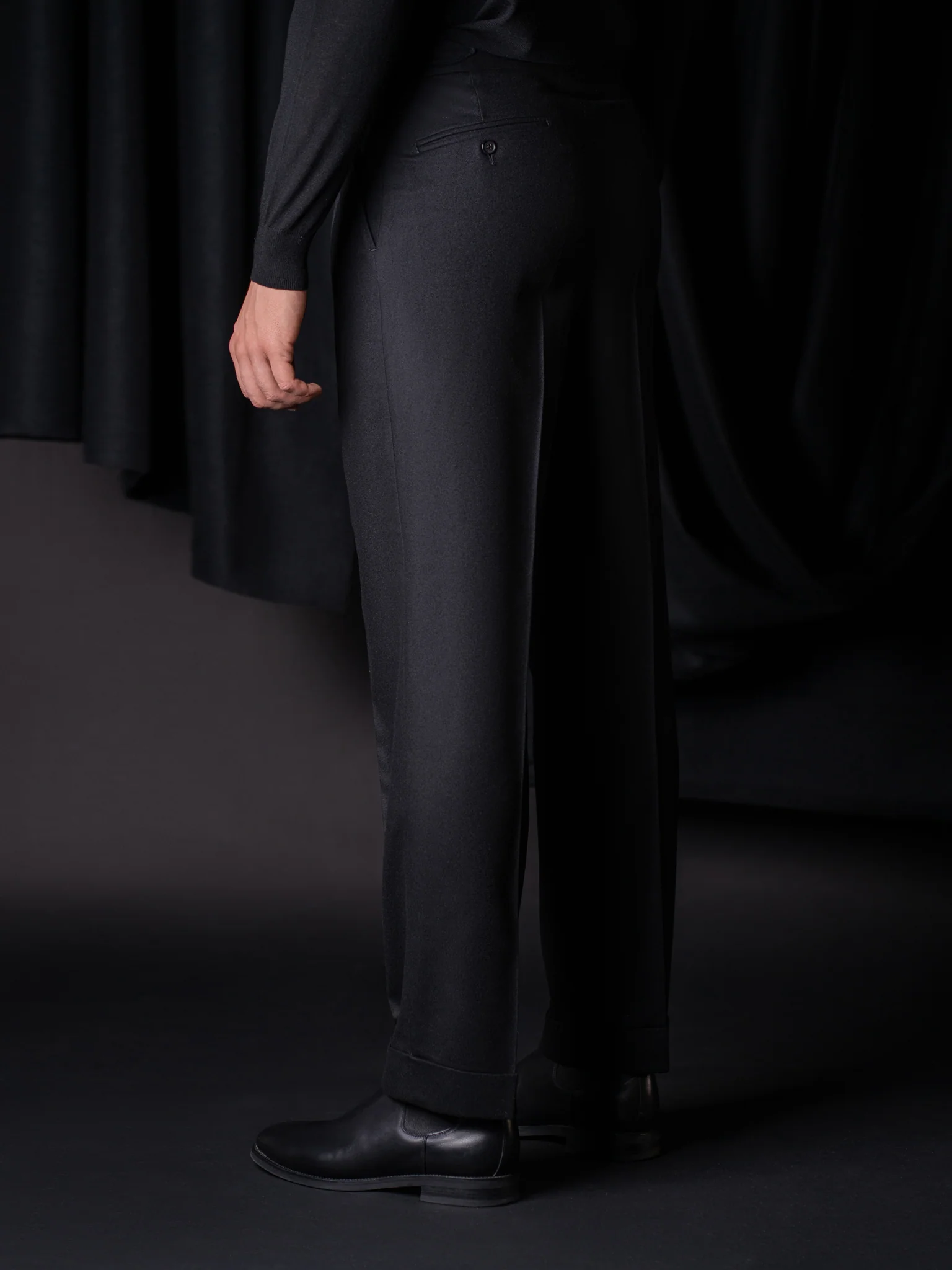 GLAZOMER Anzughose (Flanell - Classic), schwarz - Image 6