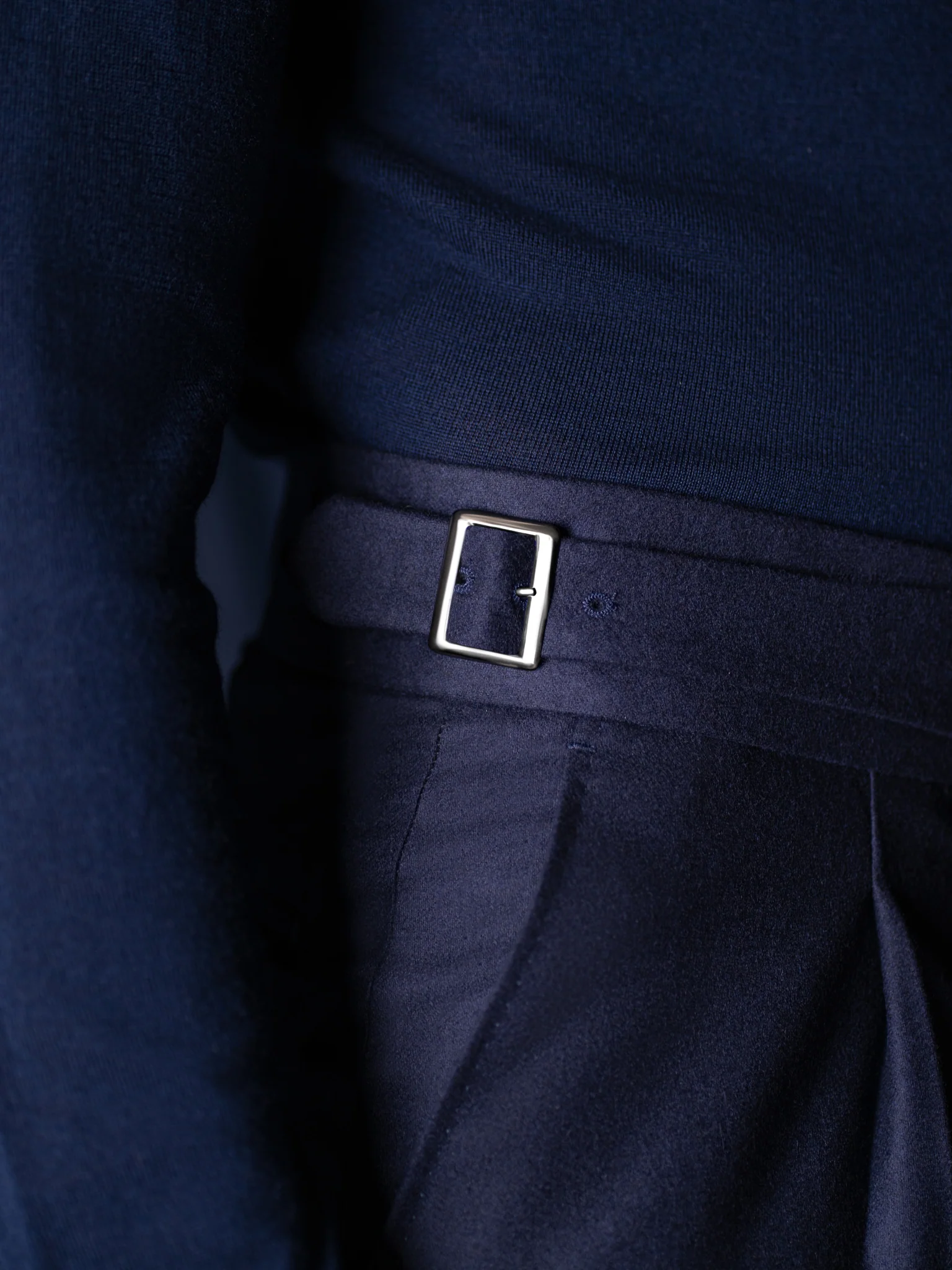 GLAZOMER Anzughose (Flanell - Gurkha), blau - Image 11