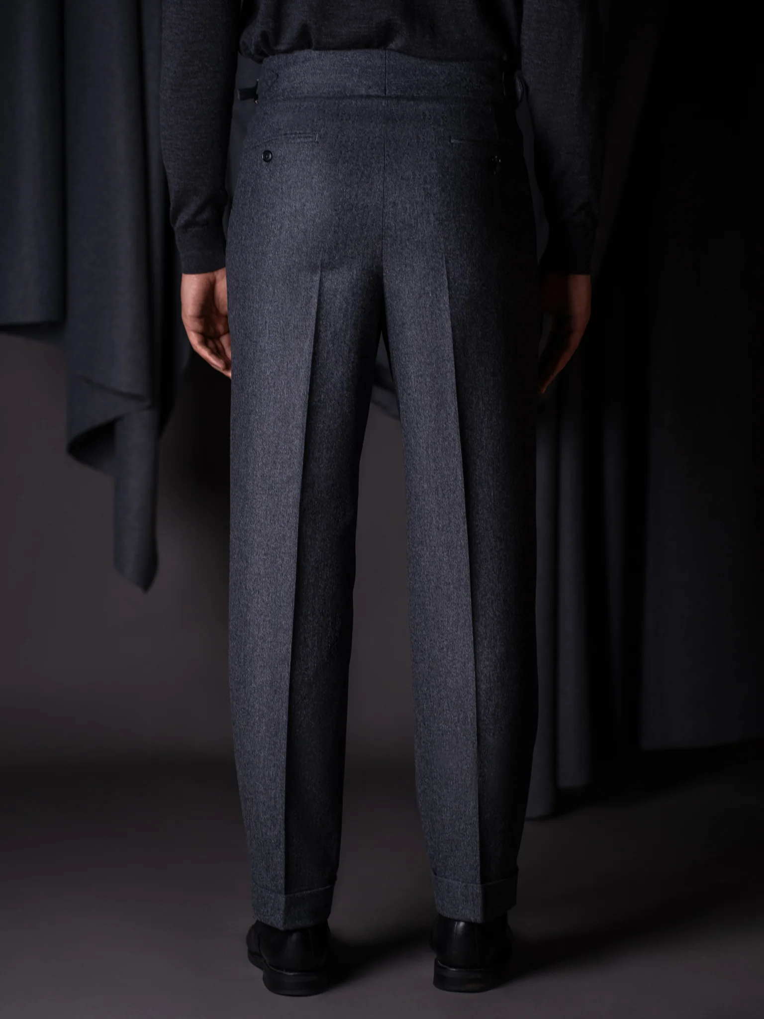 GLAZOMER Anzughose (Flanell - Gurkha), grau - Image 7