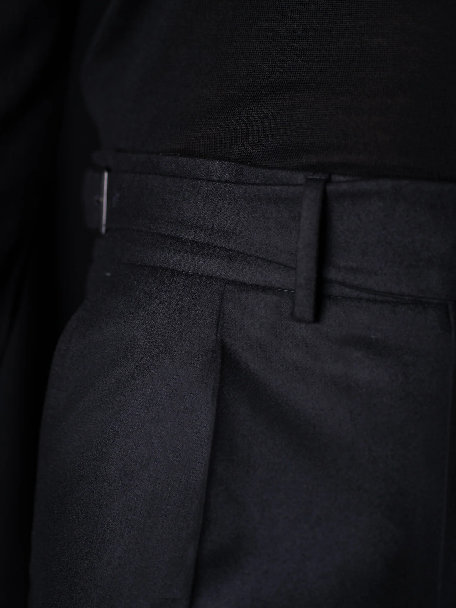 GLAZOMER Anzughose (Flanell - Gurkha), schwarz - Image 10