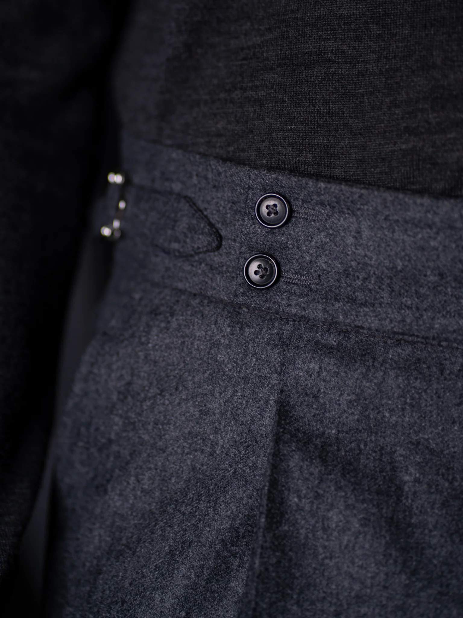 GLAZOMER Anzughose (Flanell - 6cm), grau - Image 9