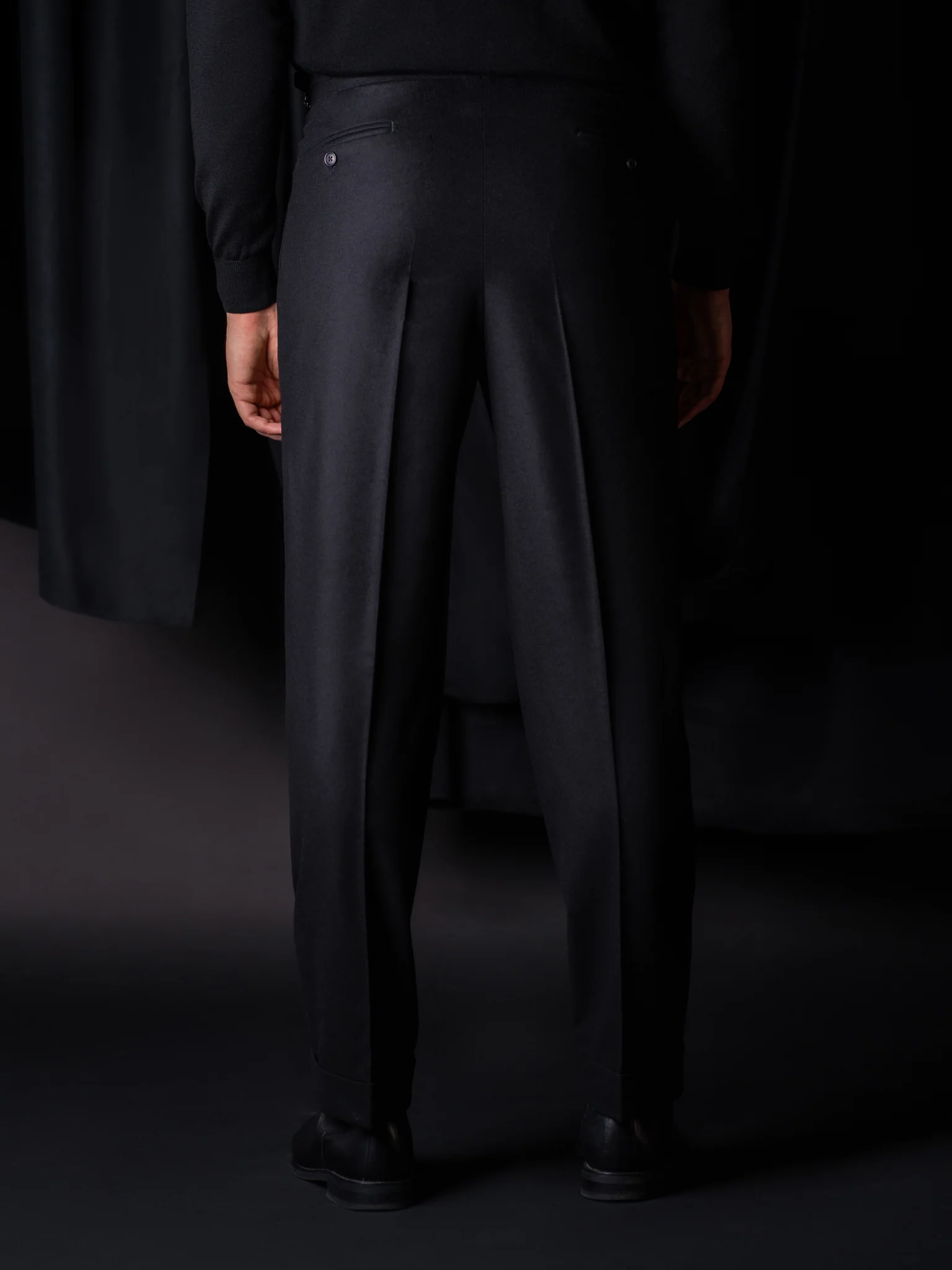 GLAZOMER Anzughose (Flanell - 6cm), schwarz - Image 6