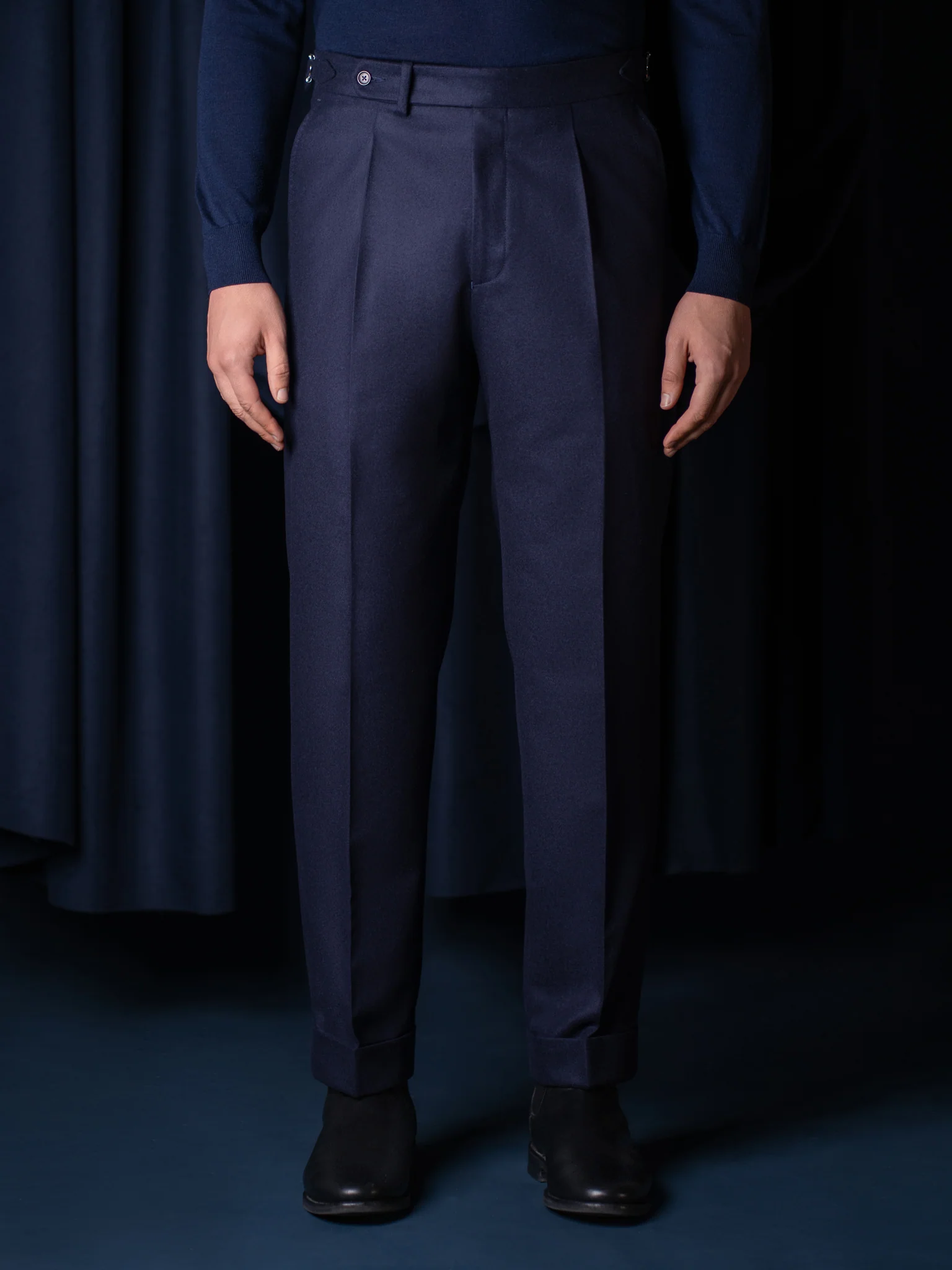 GLAZOMER Anzughose (Flanell - Classic), blau - Image 3
