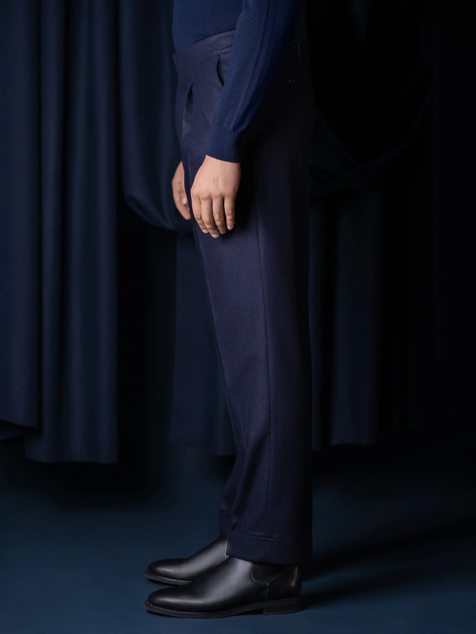 GLAZOMER Anzughose (Flanell - Classic), blau - Image 5