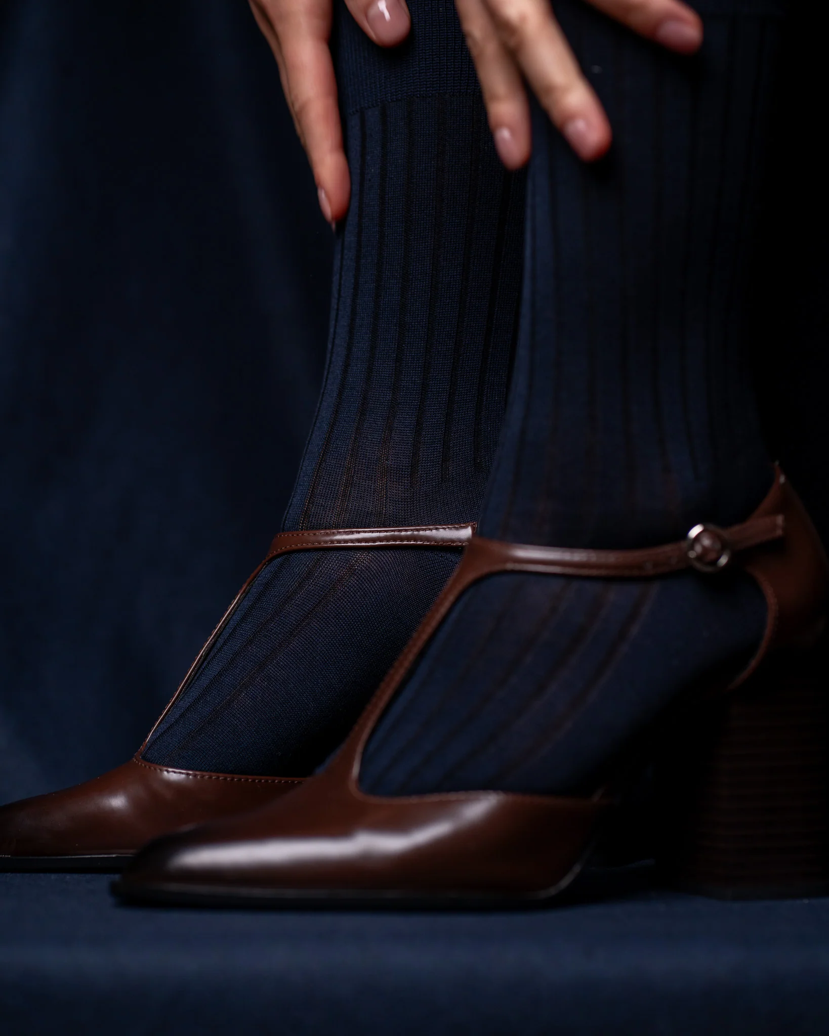 GLAZOMER Damensocken, blau - Image 7