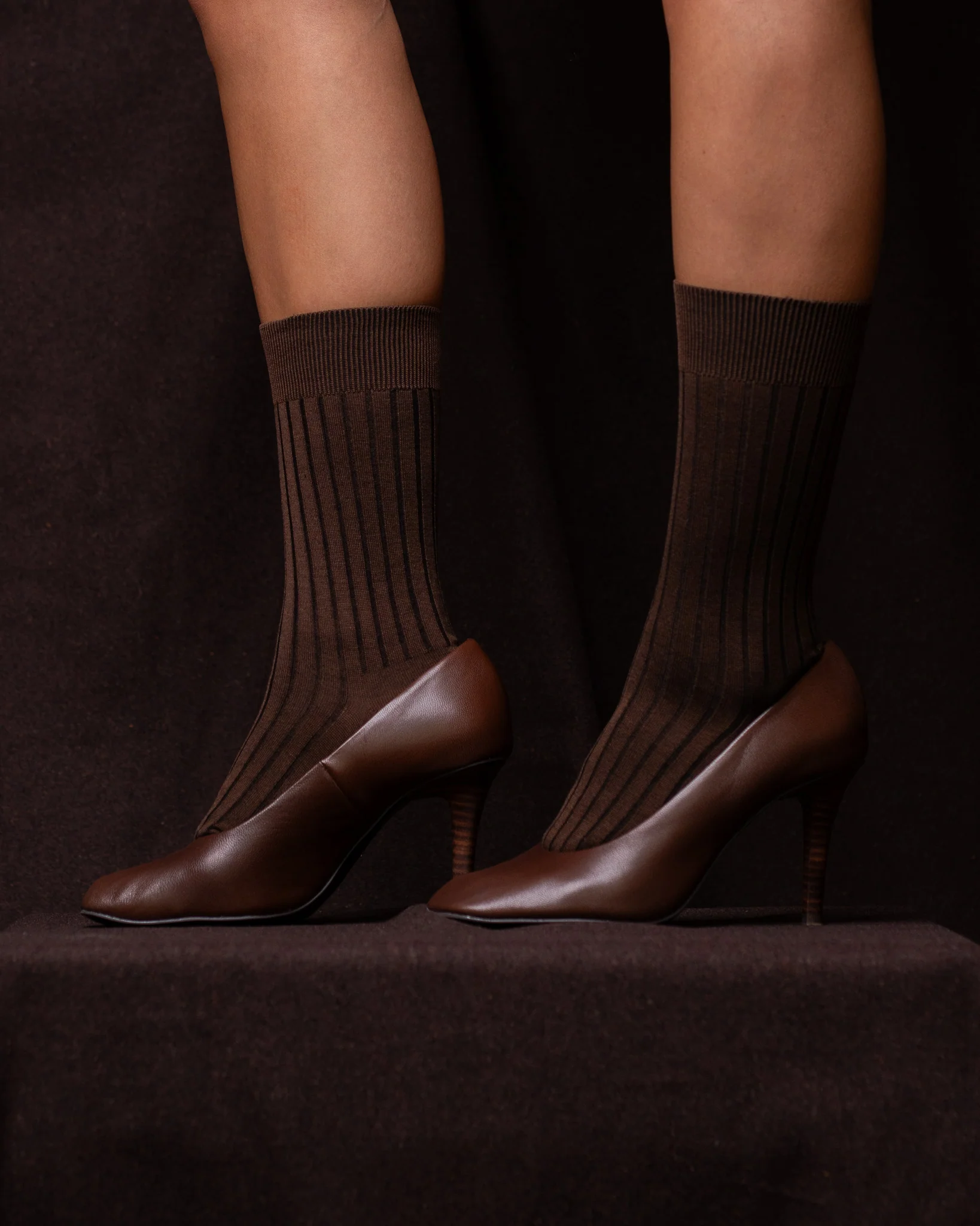 GLAZOMER Damensocken, braun - Image 11