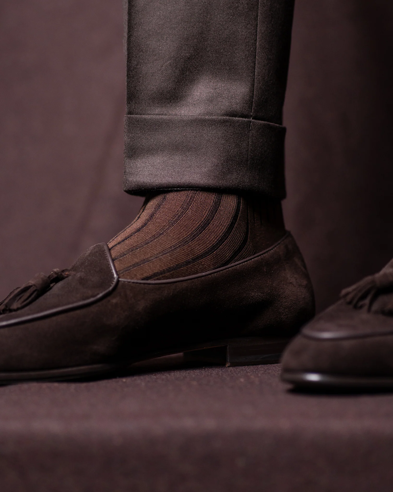 GLAZOMER Herrensocken, braun - Image 7