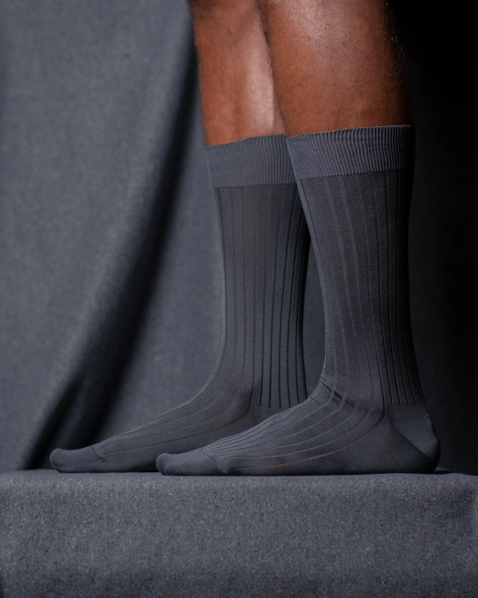 GLAZOMER Herrensocken, grau - Image 4