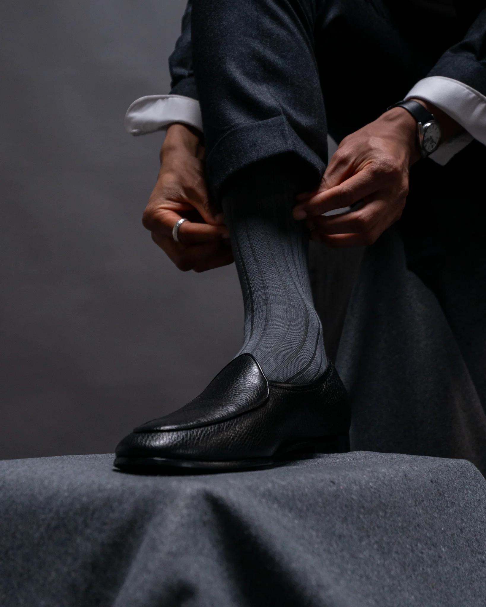 GLAZOMER Herrensocken, grau - Image 7