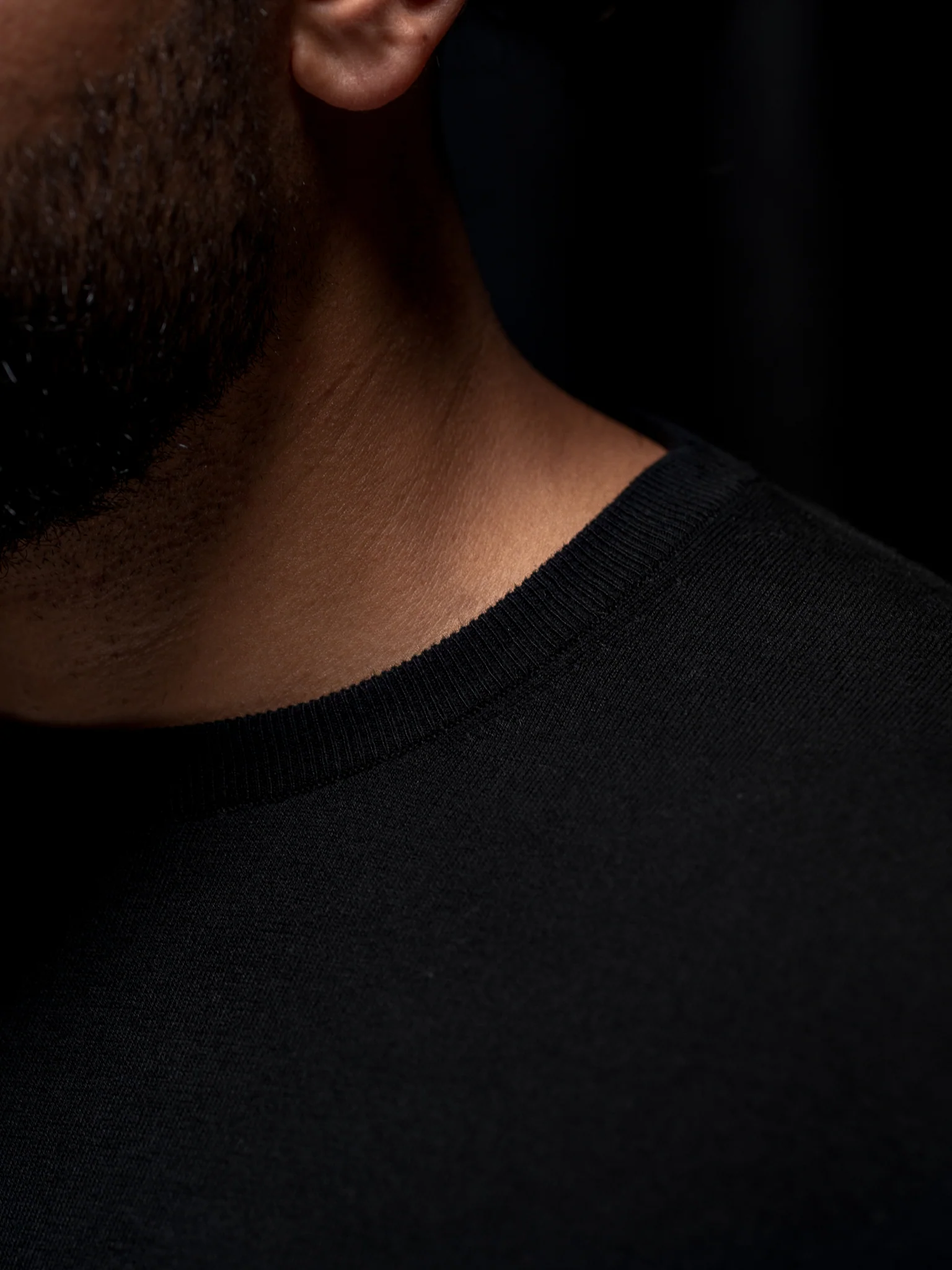 GLAZOMER PREMIUM T-Shirt (Merinowolle), schwarz - Image 3