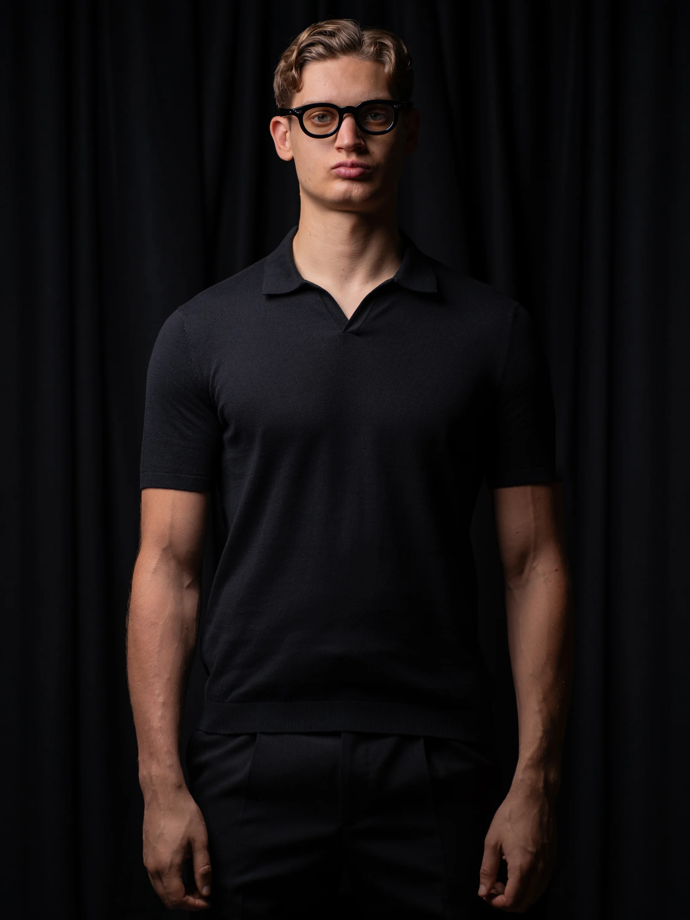 GLAZOMER Poloshirt, schwarz - Image 2