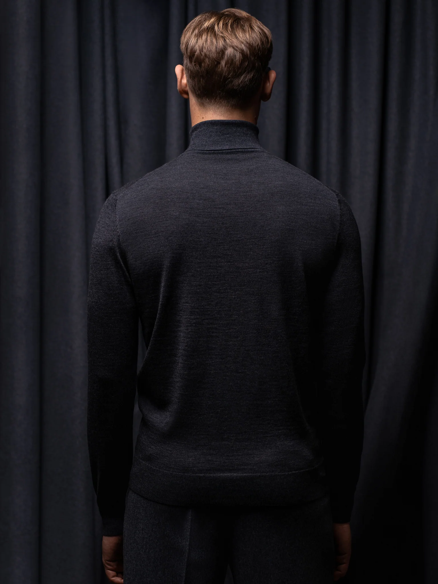 GLAZOMER Rollkragenpullover, grau - Image 5