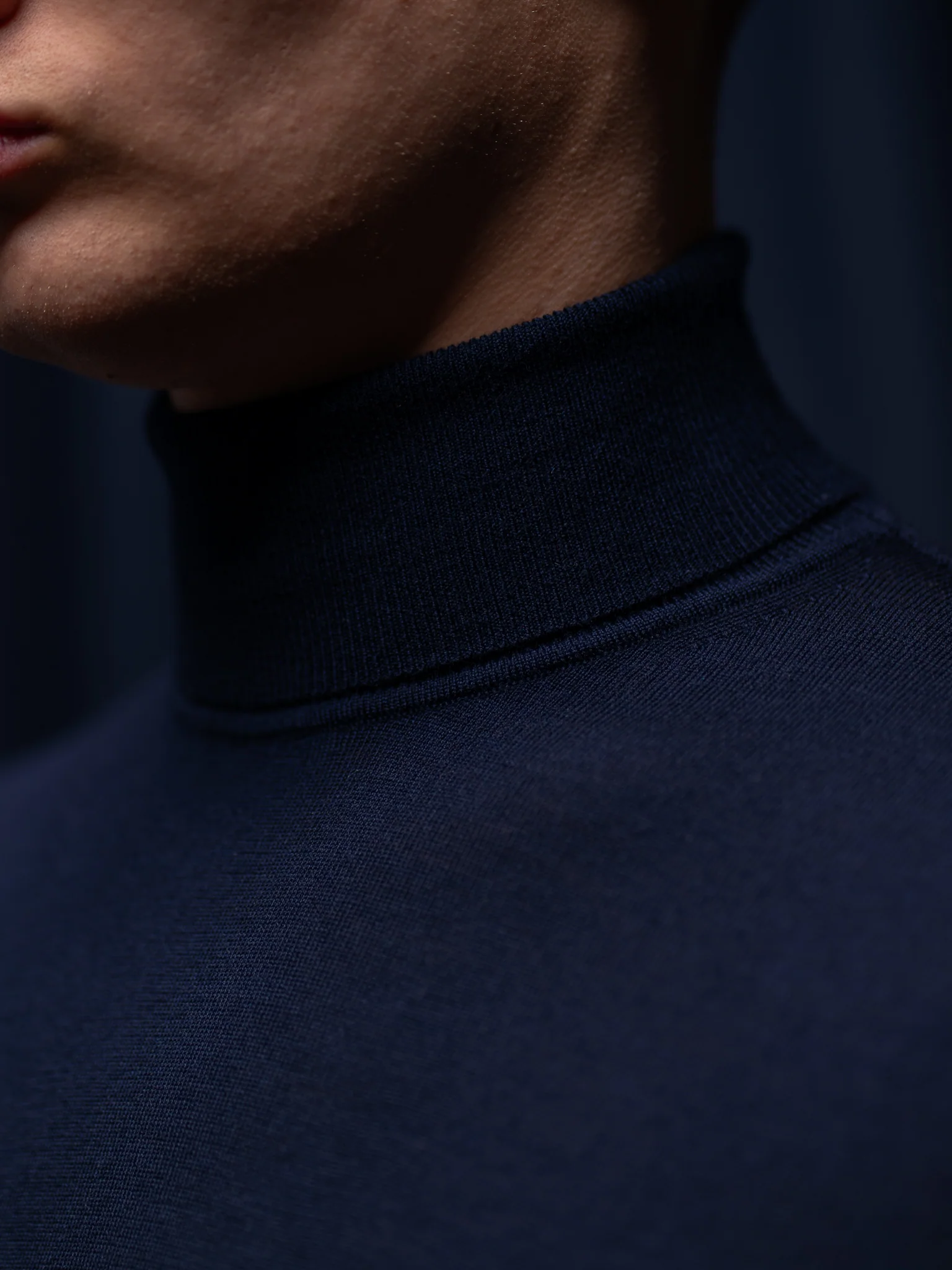 GLAZOMER Rollkragenpullover, blau - Image 6