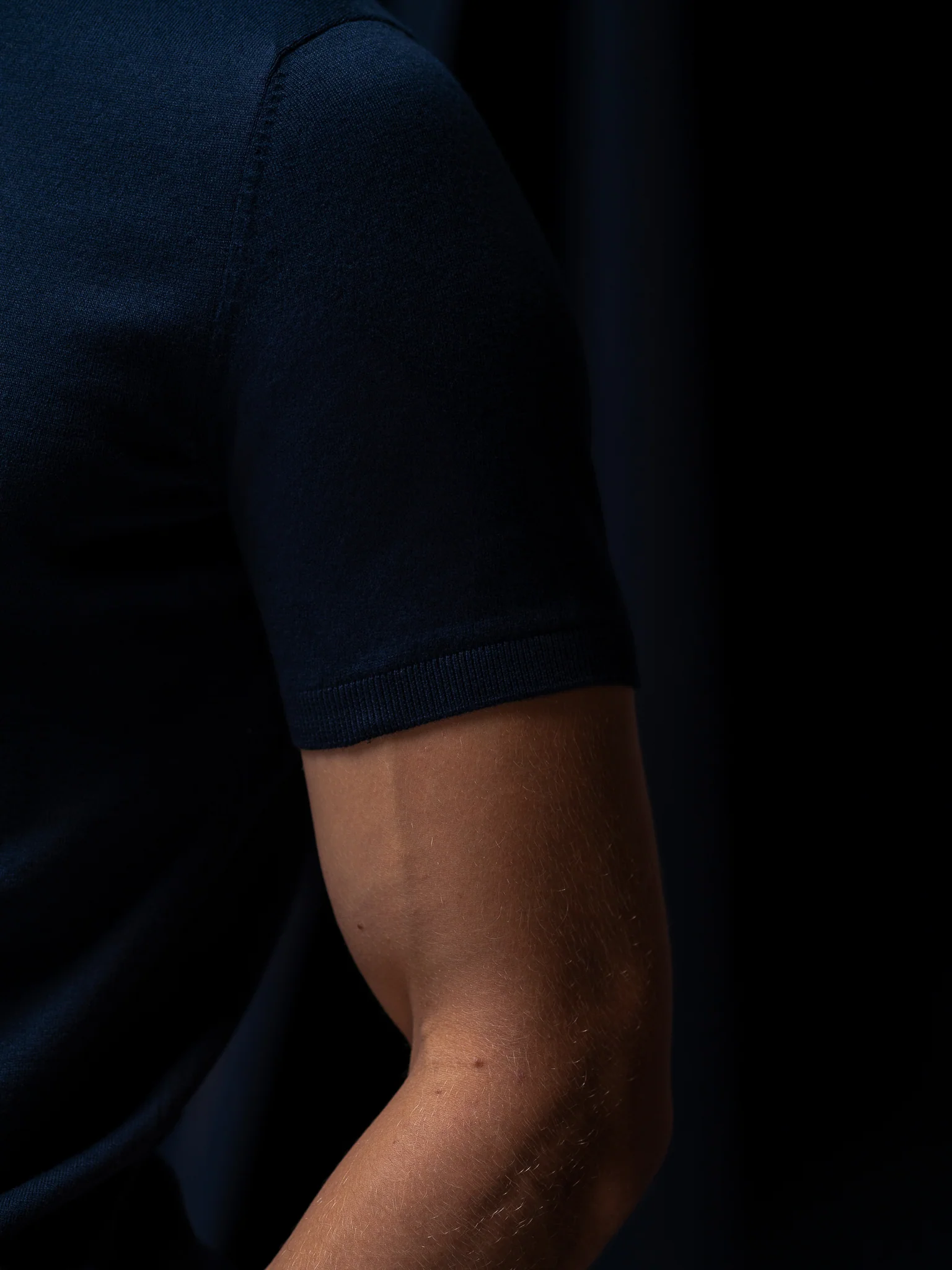 GLAZOMER PREMIUM T-Shirt (Merinowolle), blau - Image 5